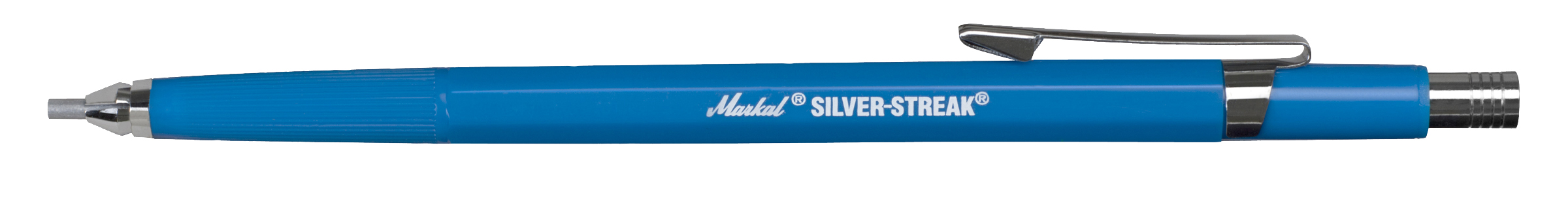Silver-Streak Metal Marker Round, Silver