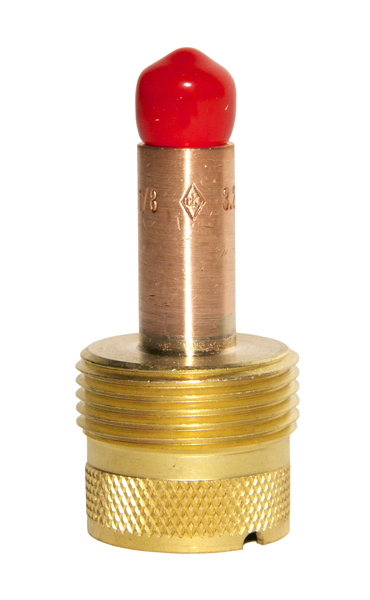 Weldmark by CK Worldwide 995795 Brass Gas Lens 1/8 (0.125) Max Electrode Diameter (2 per BG)