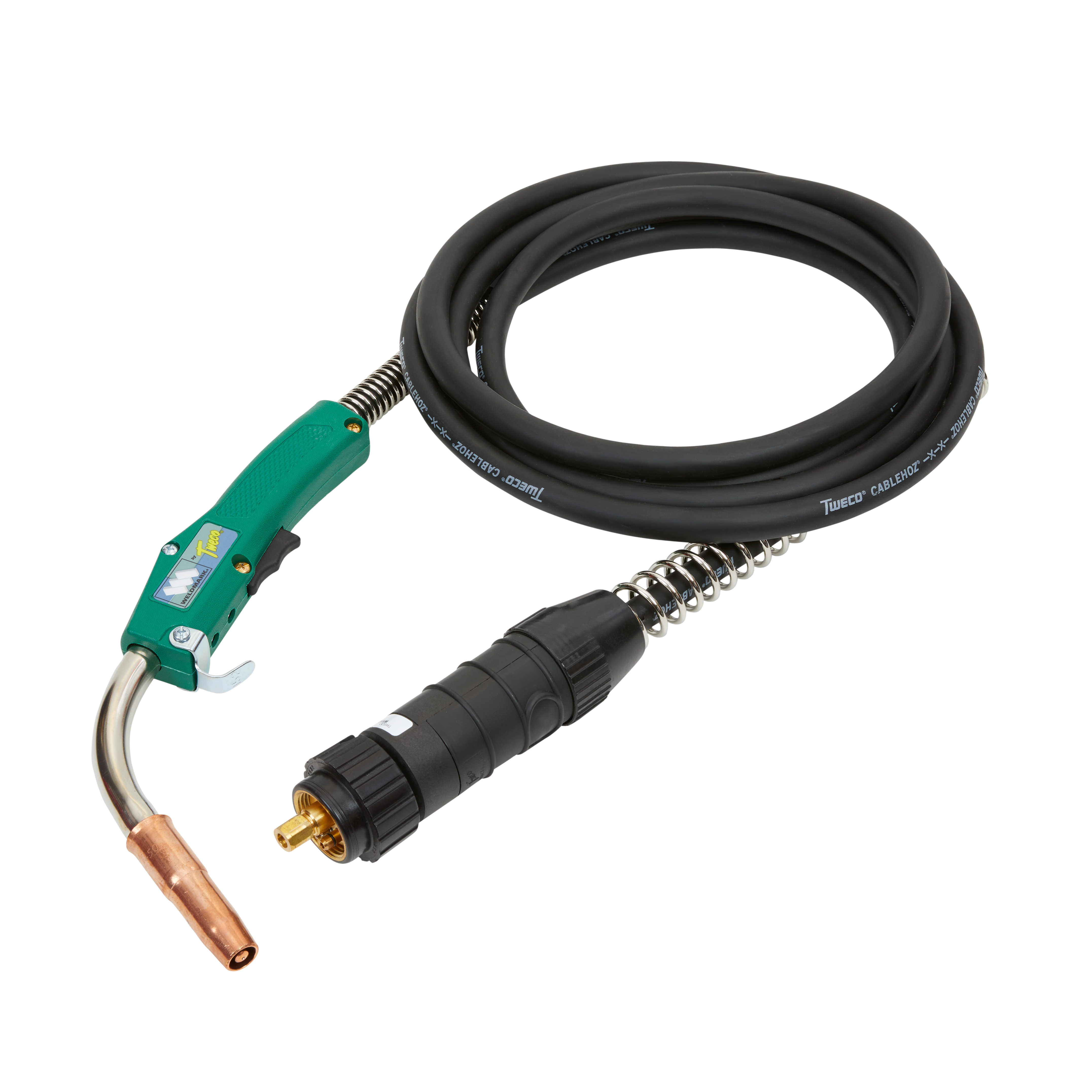 Weldmark by Tweco M25 250Amp MIG Gun with 15ft cable and Euro-Kwik® Connection- 0.040''-0.045''